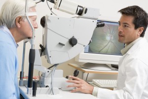 Doctor Checking Patient's Eyes